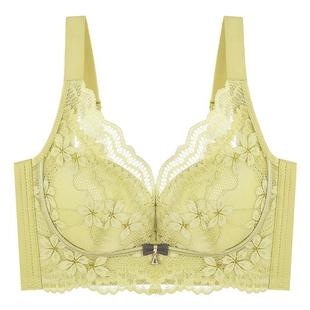 内衣女小胸聚拢加厚3cm调整型红豆杉滑滑杯小胸显大无钢圈文胸