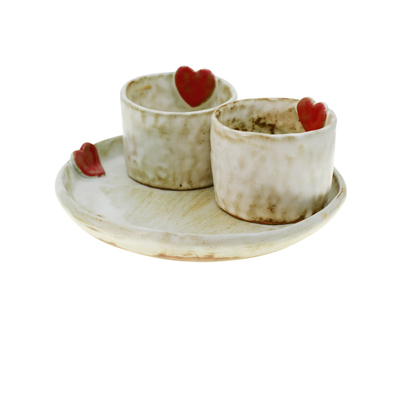 JOJO'SL.PD杯具家用爱心咖啡杯