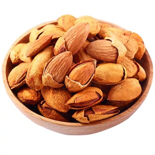 原味巴旦木仁500g杏仁坚果散装干果零食烘焙5斤年货罐装健康果仁