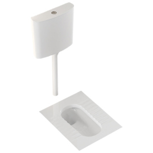 九牧卫浴官方厨卫自营隐藏式水箱蹲便器坑入墙式节水后进前排组合