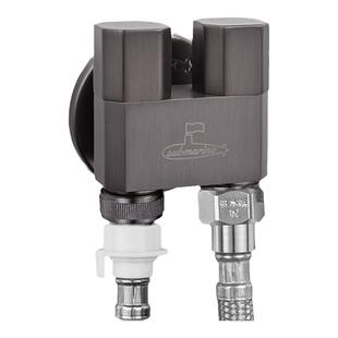 潜水艇三通分水阀一进二出角阀双出水带开关分水器一分二水三角阀