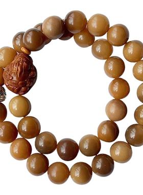 天然溏心老料菩提根手串女款佛珠