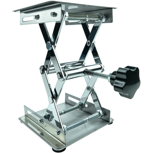 垃圾处理器支架实验室用手动桌面水平仪升降台小型升降平台不锈钢