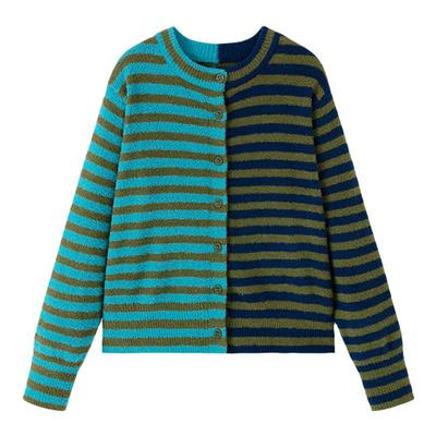 AlmondRocks女半边绒开衫