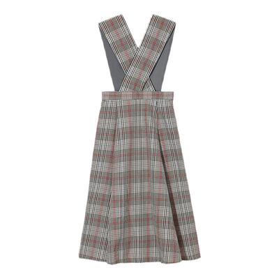 RAYBEAMS格纹连衣裙优雅复古