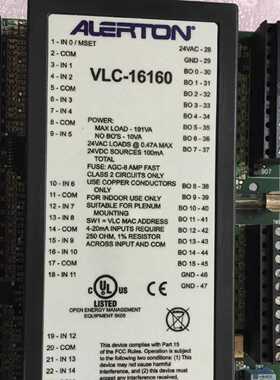 议价全新原装美国艾顿ALERTON控制器 VLC-16160 现货质量保证