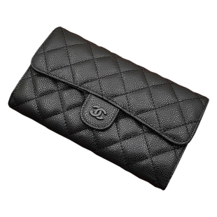 鱼子酱手机包长款钱包女士2025新款真皮高级牛皮手拿银包小巧香奶