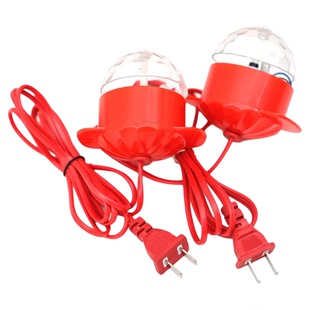 灯笼专用LED灯新年春节旋转魔球灯笼伴侣福字投影防水节能发光源