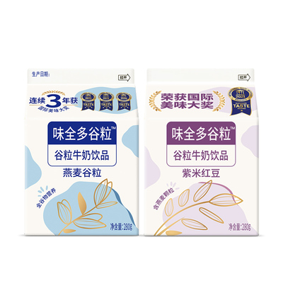 味全多谷粒谷粒牛奶饮品280g*6