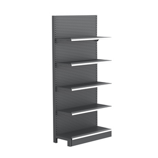 超市货架便利店展示架母婴药店置物架文具店单双面中岛柜多层靠墙