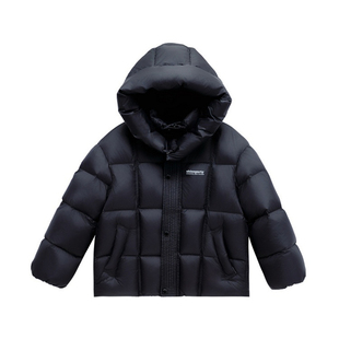 女童羽绒服2025新款冬季加厚中大童三防耐脏90白鸭绒外套高充绒量