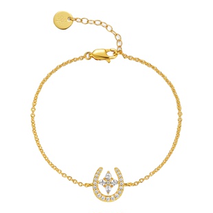 sunshifen Steloof掌星系列马蹄星手链精致优雅马年新年礼物百搭