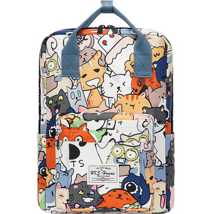 可爱双肩包男高中生书包女大学生旅行包日系旅游背包初中生电脑包