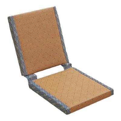 可折叠和室椅无腿椅日式矮靠背椅