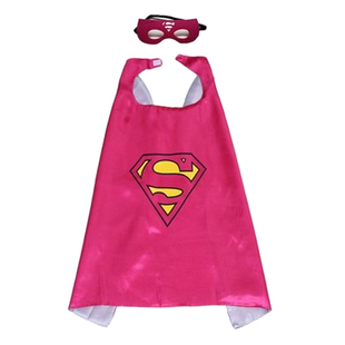 70cm双层儿童超人披风蜘蛛侠生日派对斗篷超级英雄Kids Superhero