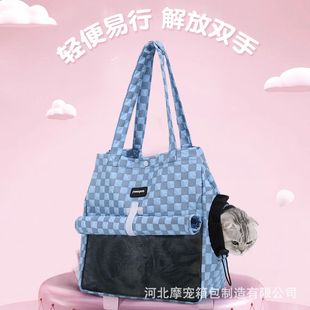 厂家直供猫包便携宠物包小型手提单肩外出透气猫背包可露头猫包