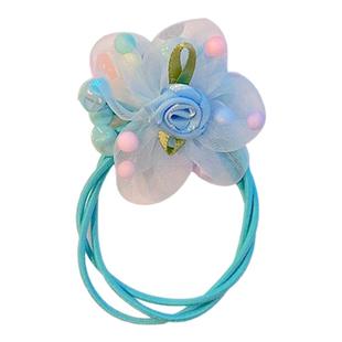 儿童可爱花朵发绳宝宝不伤发高弹力发圈皮筋女扎头双马尾头绳发饰