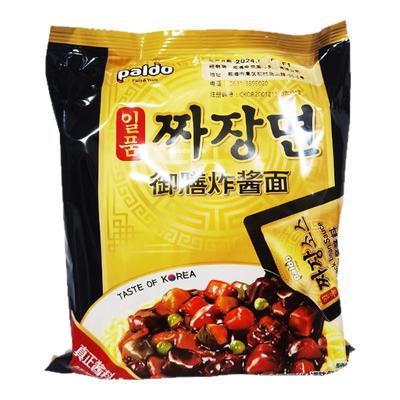 韩国进口八道一品御膳炸酱面paldo杂酱面速食拉面干拌面方便面