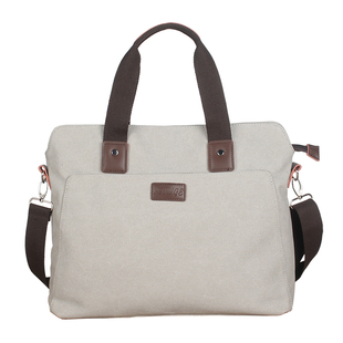 经典复古帆布包男女款大容量手提包通勤单肩包学生上课包教师书袋