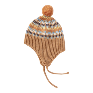 【清仓】babylove宝宝针织护耳帽冬季加厚保暖羊毛帽子婴儿防风帽