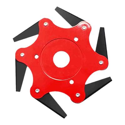 割草机六叶刀打草头耐磨不怕石头无死角加厚刀片割草神器通用配件