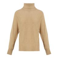 鹿王长袖樽领时尚百搭羊绒衫