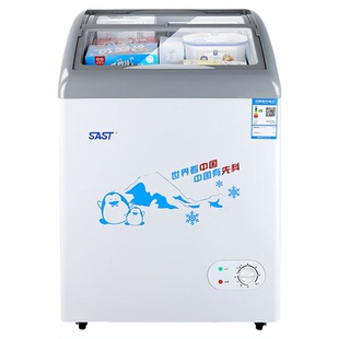 SAST先科商用冰柜展示柜卧式大容量冷藏冷冻雪糕柜速冻冰激凌冷柜