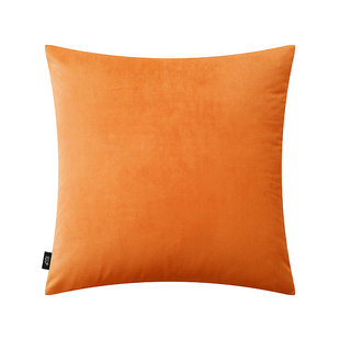 靠枕天鹅绒轻奢超柔枕头套抱枕简约大靠背垫客厅丝绒纯色沙发靠垫