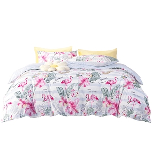 【12月27日20点抢补上加补199元起】富安娜法兰绒四件套珊瑚绒