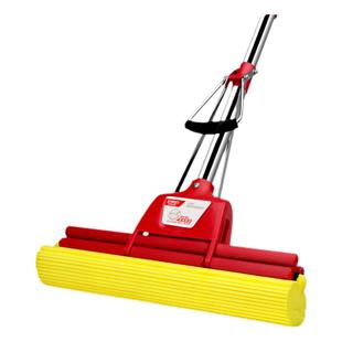 好媳妇拖把正品保证胶棉拖把33CM双排双节杆海棉不锈钢手把免手洗