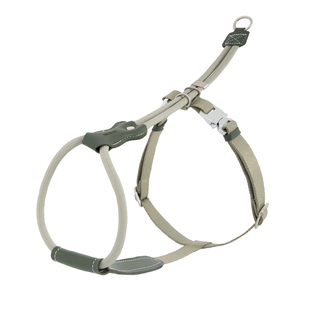 HiDREAM宠物胸背带工字型皮革圆绳胸背狗狗牵引中小型犬遛狗绳