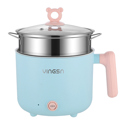 加厚不粘锅麦饭石材质家用小电饭锅1人2迷你火锅多功能电煮锅宿舍