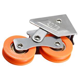 不锈钢2078型铝合金门窗双轮阳台落地门滚轮2008推拉门静音轴承轮