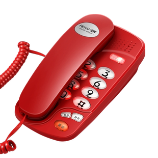 斐创壁挂式电话机家用办公酒店宾馆旅馆客房会所座机卧室挂墙分机