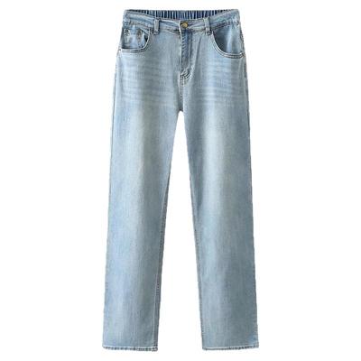 大码牛仔裤女休闲裤2025春季新款