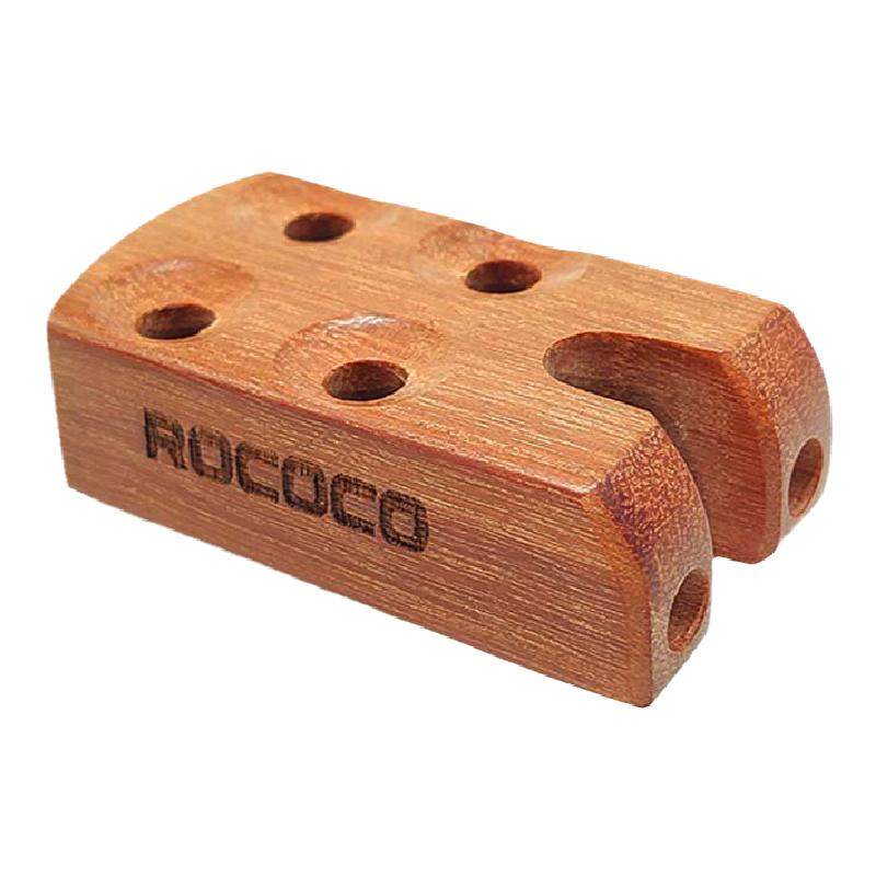 ROCOCO欧式鼻烟嗅器6孔吸管实木亚力克备选实用工具一次纳入双份#