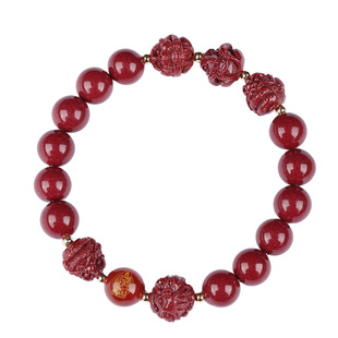 天然朱砂手串女款2026马本命年手链男生属鼠牛兔太岁化护身符礼物