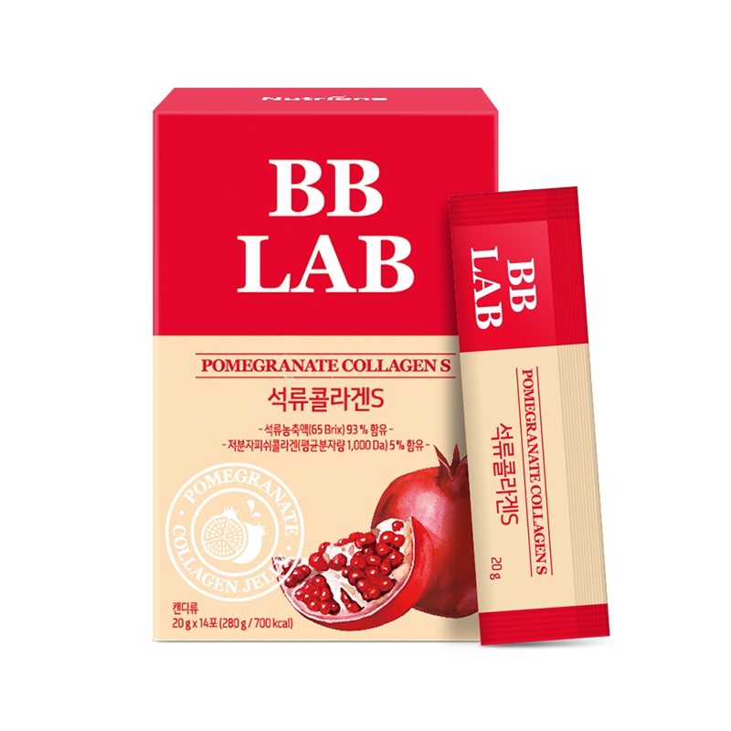 【BBLAB】高含量石榴胶原蛋白果冻好吃保湿护肤 20g*14条