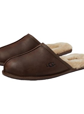 UGG拖鞋毛毛鞋包头拖鞋男鞋女鞋Scuff冬季棉拖加厚保暖羊毛内里