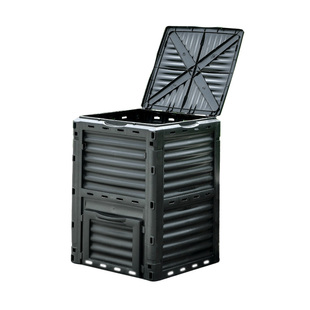 大容量花园庭院好氧堆肥箱厨余腐熟沤肥有机肥立式户外树叶发酵箱