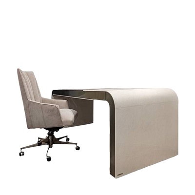 恒晟创科简约实木收纳轻奢办公桌