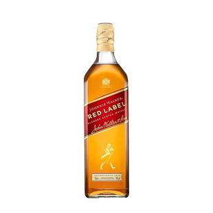 【自营】尊尼获加红方红牌苏格兰威士忌酒700ml进口洋酒可乐桶