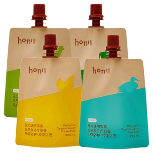 honi和你肠胃养护后生元浓汤罐头猫条猫咪汤包狗零食湿粮补水