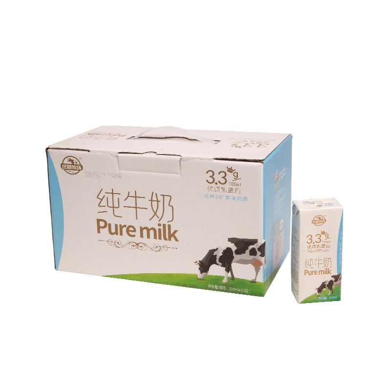 庄园牧场高原纯牛奶3.3g蛋白