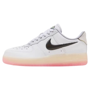 GMT8 耐克AF1 限定龙 果冻底蜜桃粉Nike空军一号女鞋 FZ5741-191