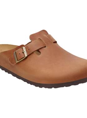 BIRKENSTOCK勃肯涂油皮包头拖鞋