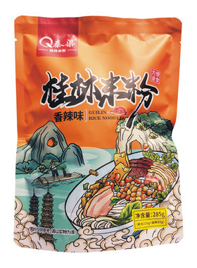 拌粉广西桂林米粉香辣味卤肉味