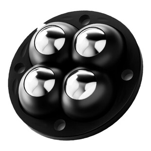 床底收纳箱万向轮静音移动轮子免打孔迷你滚轮桌椅粘贴式滑轮底托