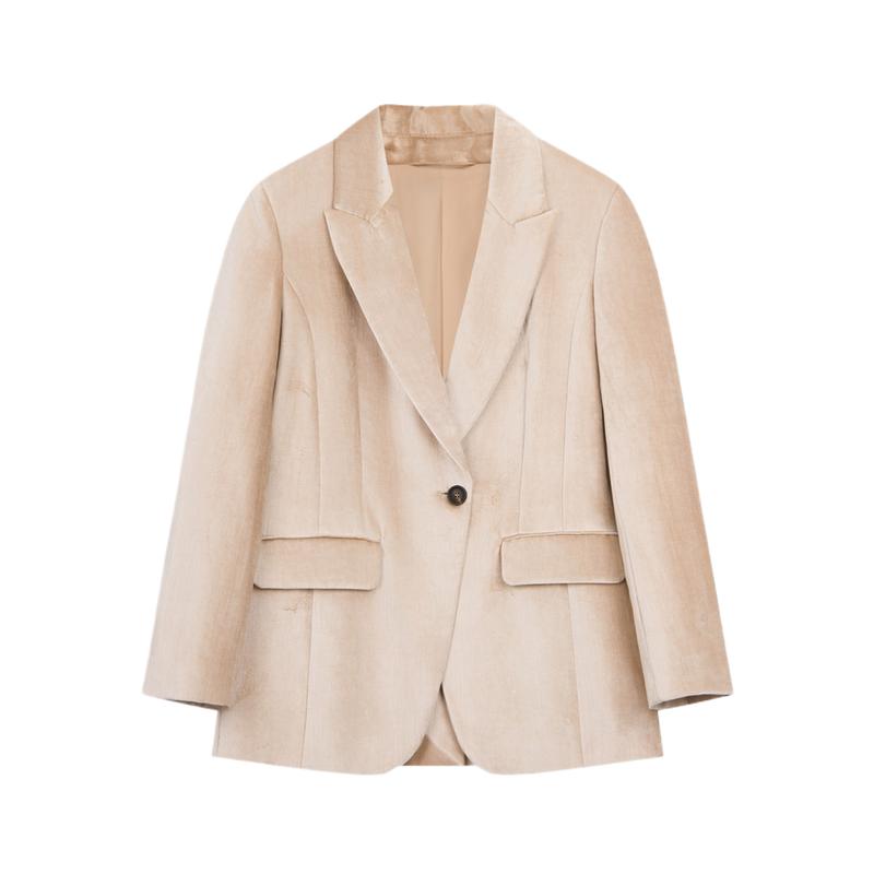 【早秋新品】Brunello Cucinelli 女士商务休闲西装外套夹克