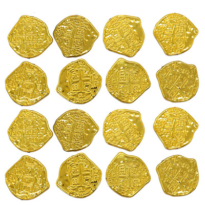 海盗金币仿真玩具硬币道具